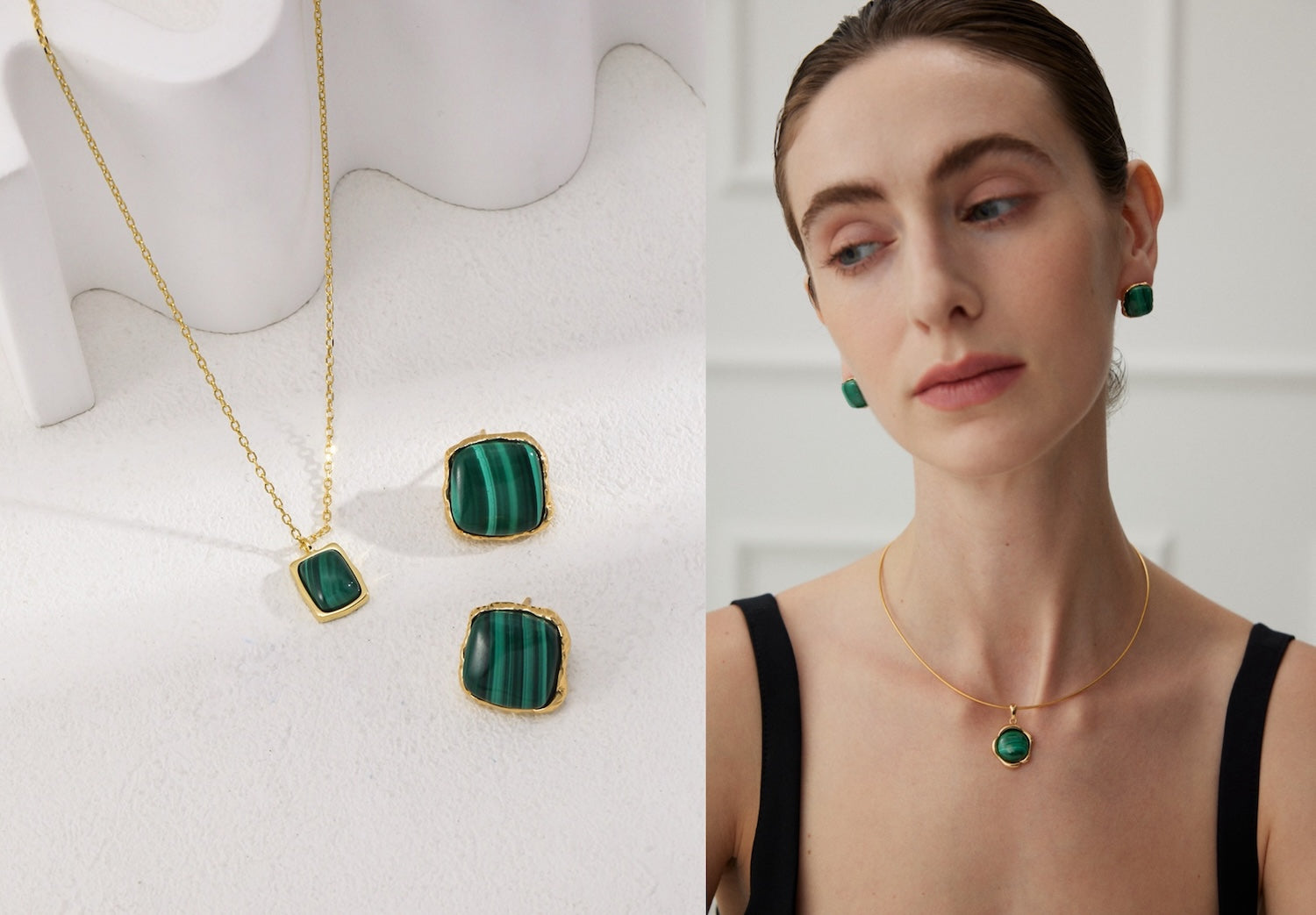 M&M gift - celestial vintage with Malachite