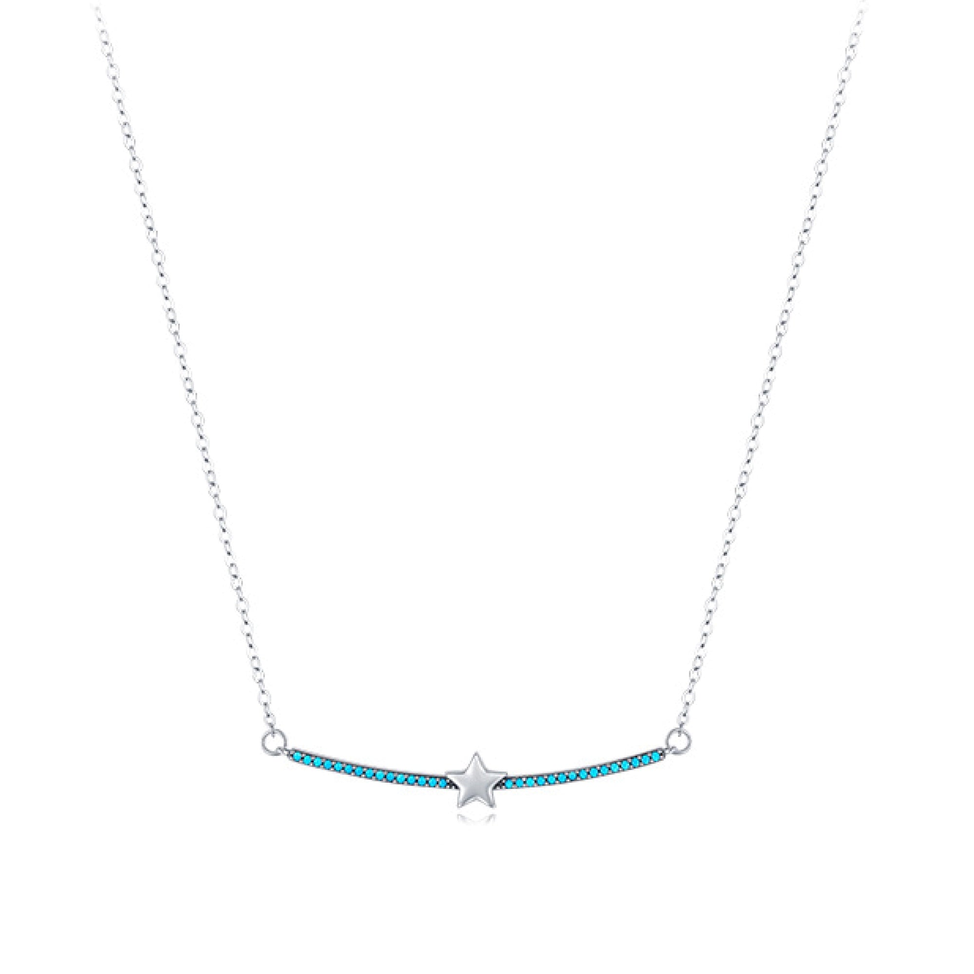 Turquoise shops falling star necklace